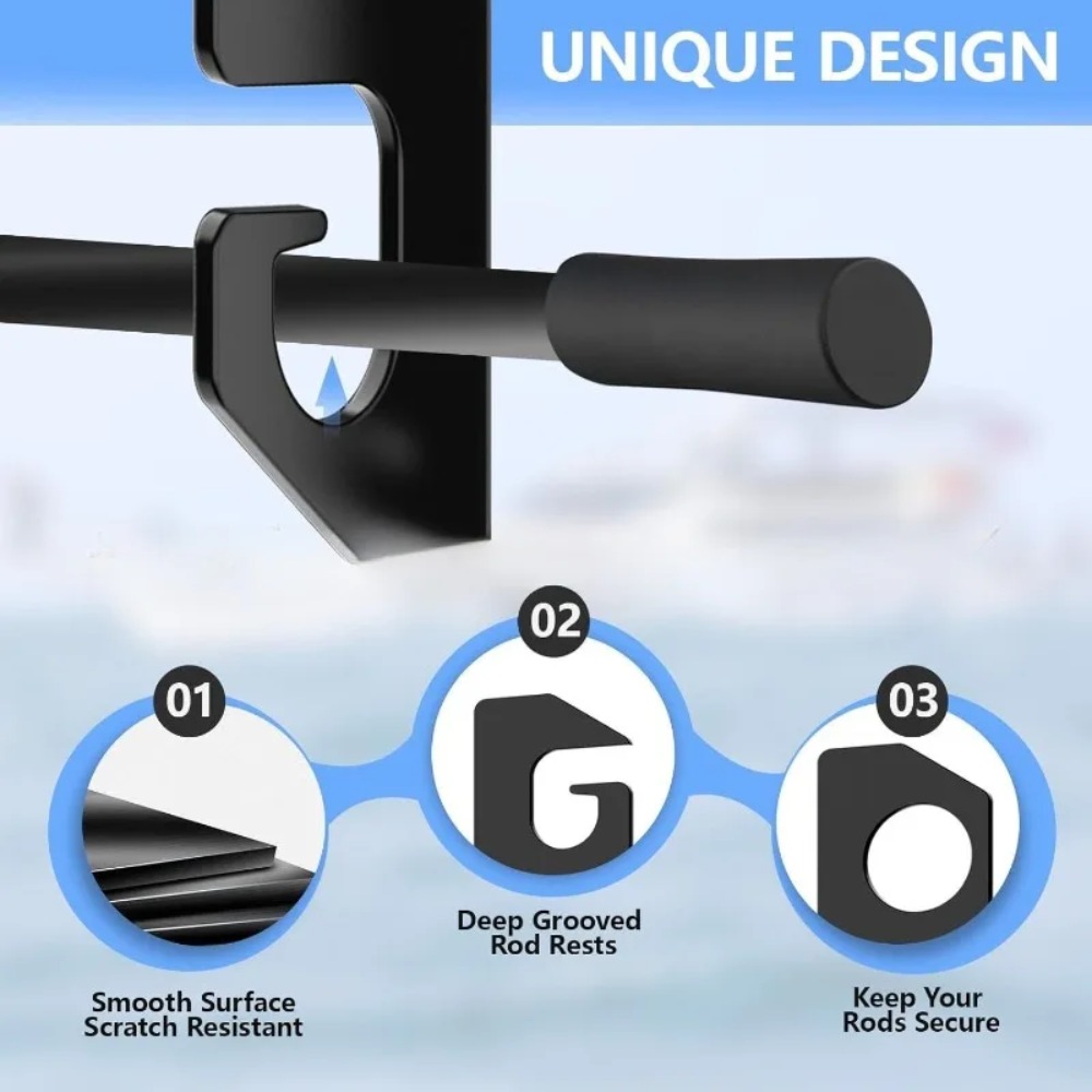 Fishing Rod Wall Mount Ceiling - Fishing Rod Rack ulasan dan harga